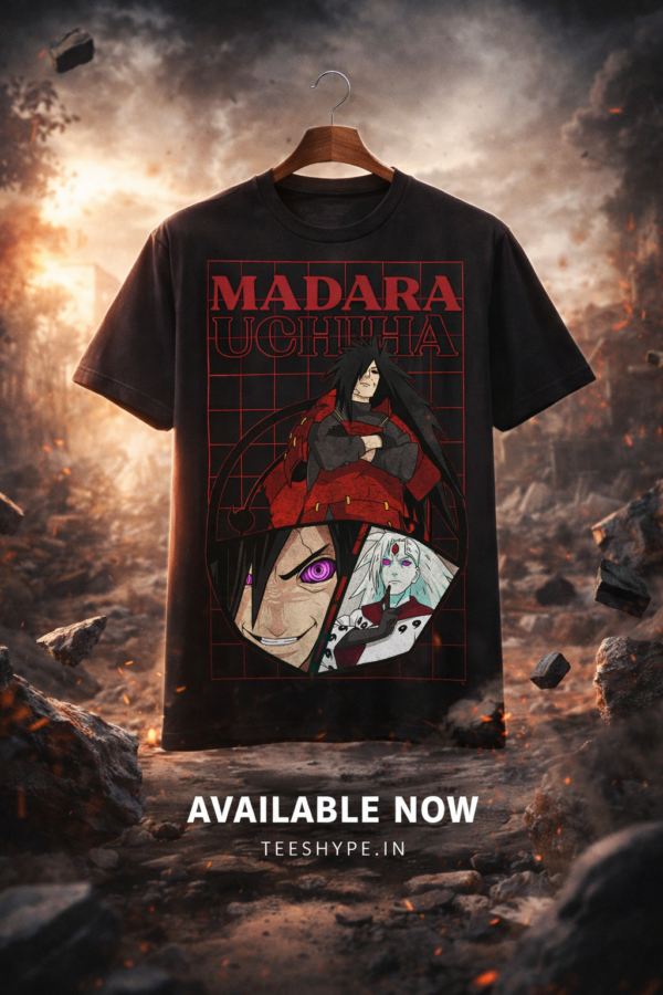 Madara Uchiha Power Mode Graphic T-Shirt |